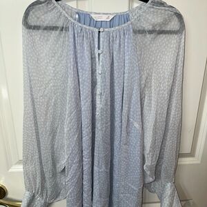 LC Lauren Conrad Soft Blue Blouse